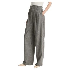 Vince Women’s Wool Blend Houndstooth High Rise Trousers size 6